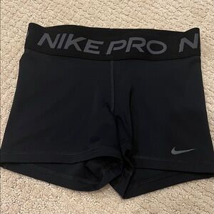 Nike Pro Women's Athletic Black Shorts